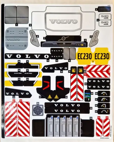 Sticker Sheet for Set 42175 - (10105331/6462844)