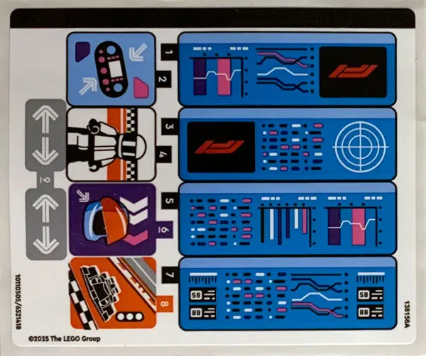 Sticker Sheet for Set 60444 - (10110505/6521418)