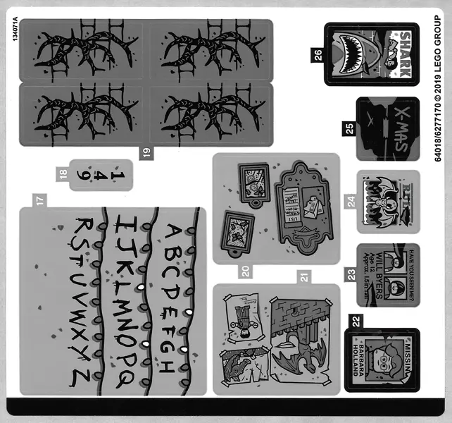 Sticker Sheet for Set 75810, Sheet 2 - (64018/6277170)