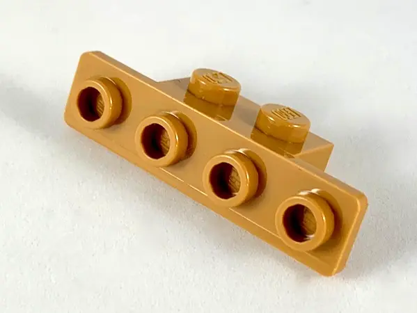 Medium Nougat Bracket 1 x 2 - 1 x 4 with Rounded Corners