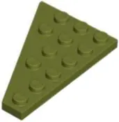 Olive Green Wedge, Plate 6 x 4 Right