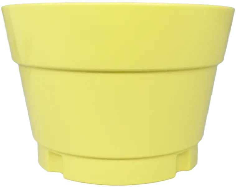 Bright Light Yellow Duplo Flowerpot