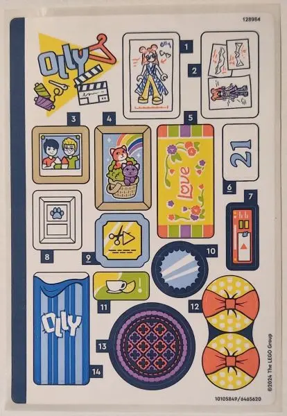 Sticker Sheet for Set 42620, Sheet 1 - (10105849/6465620)