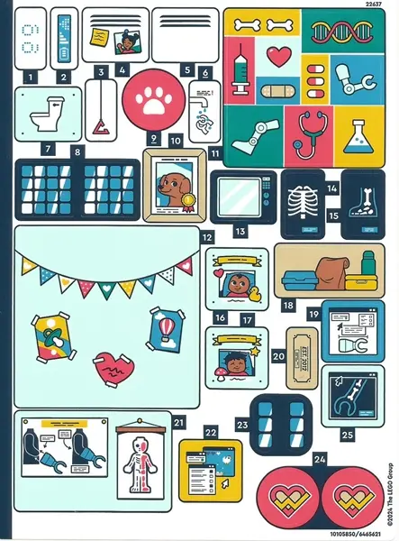 Sticker Sheet for Set 42621 - (10105850/6465621)