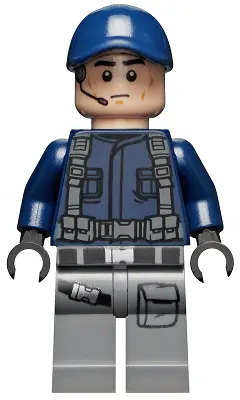 ACU Guard / Trooper - Male, Dark Blue Cap, Light Nougat Head, Headset