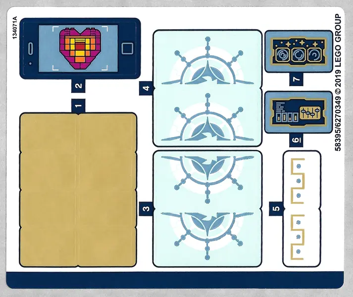 Sticker Sheet for Set 70838 - (58395/6270349)