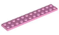 Bright Pink Plate 2 x 12