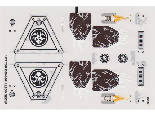Sticker Sheet for Set 70145 - (17717 / 6075209)