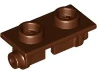 Reddish Brown Hinge Brick 1 x 2 Top Plate