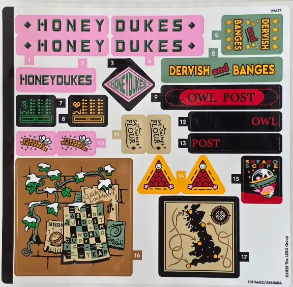 Sticker Sheet for Set 76457, Sheet 1 - (10114402/6560604)