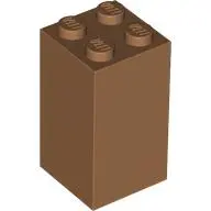Nougat Brick 2 x 2 x 3