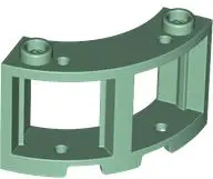 Green Window 3 x 3 x 2 Round Corner
