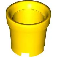 Yellow Container, Bucket 2 x 2 x 2 without Handle Holes