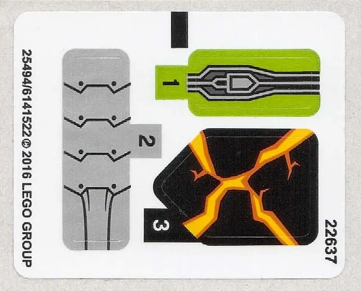Sticker Sheet for Set 70325 - International Version - (25494/6141522)