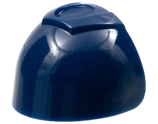 Dark Blue Minifigure, Visor Large with Trapezoid Area on Top