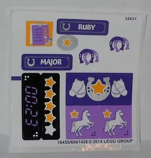 Sticker Sheet for Set 41057 - (16455/6061420)