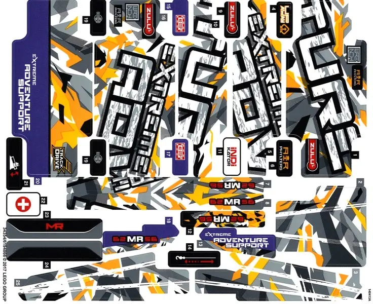 Sticker Sheet for Set 42069 - (34354/6194866)