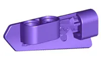 Dark Purple Technic, Panel Fairing #21 Very Small Smooth, Side B