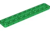Green Technic, Liftarm, Modified Frame Thick 3 x 19 Open Center