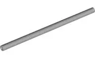 Light Bluish Gray Hose, Pneumatic 4mm D. V2 Precut 11L / 8.8cm