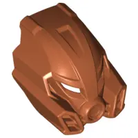 Dark Orange Bionicle Mask of Stone