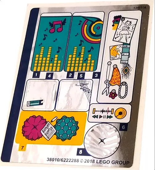 Sticker Sheet for Set 41341, Mirrored - (38010/6222288)