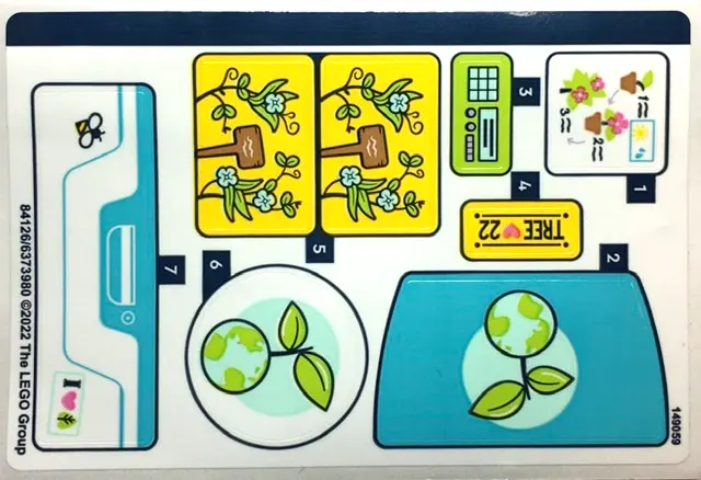 Sticker Sheet for Set 41707 - (84126/6373980)