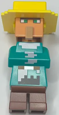 Villager (Farmer) - Snow Biome Outfit, Yellow Hat