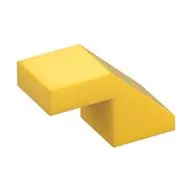 ROOF TILE 1X2, DEG. 45, W/O KNOBS
