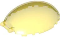 Trans-Yellow Windscreen 8 x 6 x 2 1/3 Bubble Canopy with Bar Handle