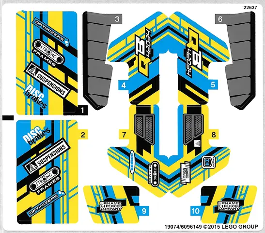 Sticker Sheet for Set 42034 - (19074/6096149)