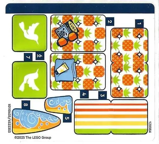 Sticker Sheet for Set 42641 - (10110635/6522353)