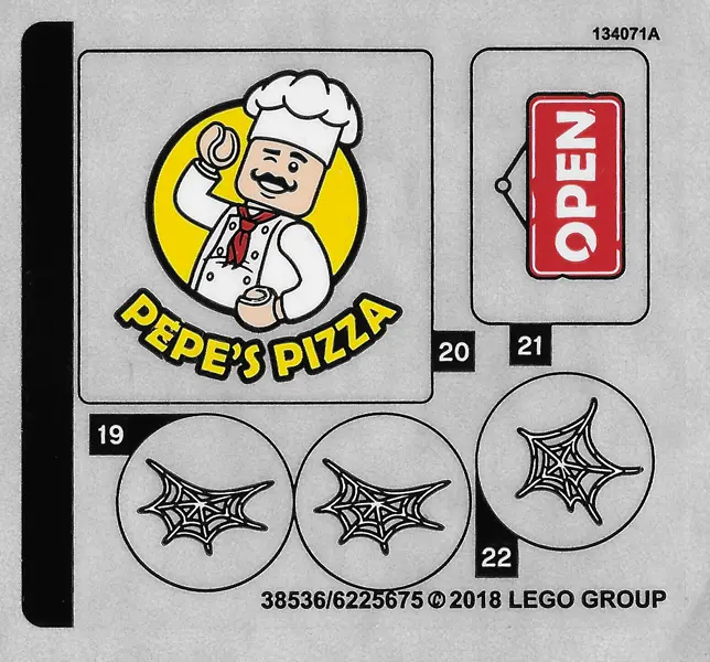 Sticker Sheet for Set 76108, Sheet 2 - (38536/6225675)