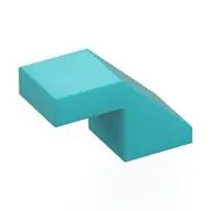 ROOF TILE 1X2, DEG. 45, W/O KNOBS