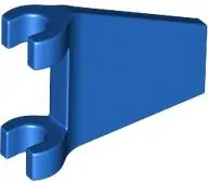 Blue Flag 2 x 2 Trapezoid with Flared Edge