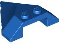 Blue Wedge 4 x 4 Pointed