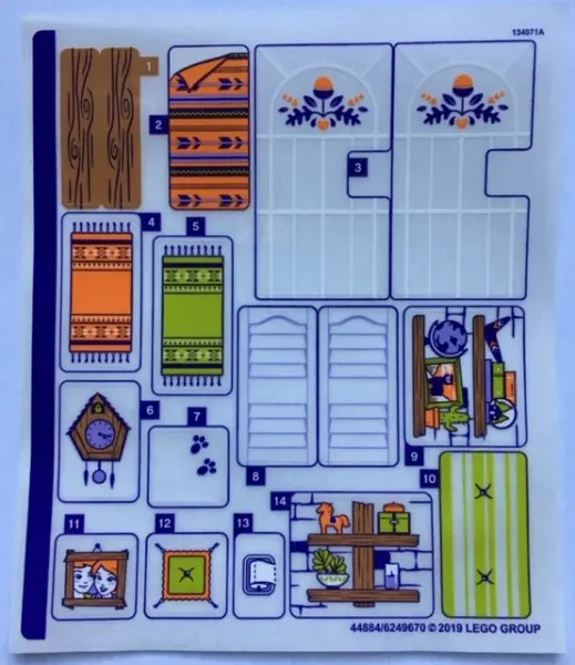 Sticker Sheet for Set 41369 - (44884/6249670)