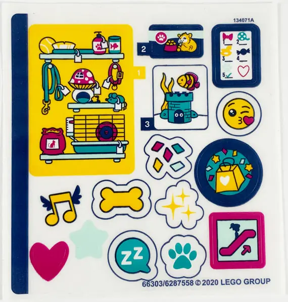 Sticker Sheet for Set 41405 - (66303/6287558)