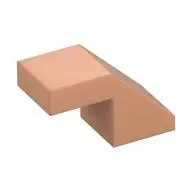 ROOF TILE 1X2, DEG. 45, W/O KNOBS