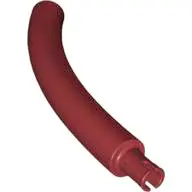 Dark Red Dinosaur Tail / Neck Middle Section with Bar Hole and Technic Pin