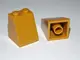 Pearl Gold Slope 65 2 x 2 x 2 with Bottom Tube