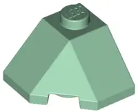 Sand Green Wedge 2 x 2 (Slope 45 Corner)