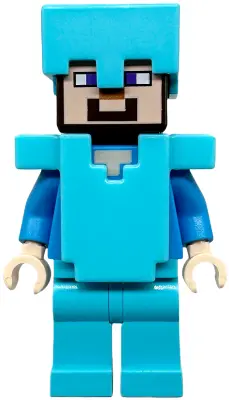Steve (Light Nougat) - Medium Azure Legs, Helmet and Armor