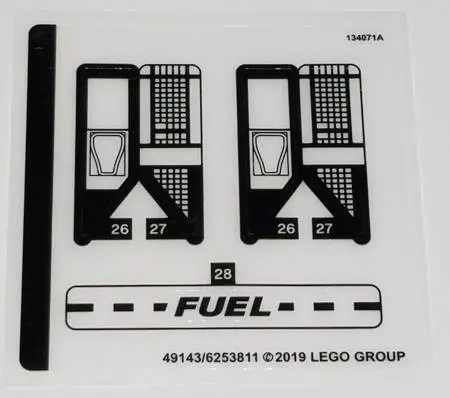Sticker Sheet for Set 75891, Sheet 2 - (49143/6253811)