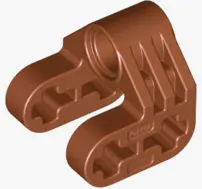 Dark Orange Technic, Axle and Pin Connector Perpendicular Split