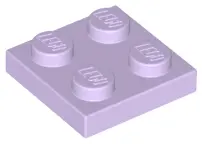 Lavender Plate 2 x 2