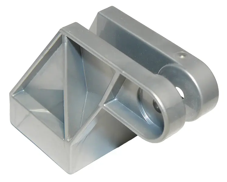 Flat Silver Duplo Hook Base 2 x 2 with Thin Bracing Holder