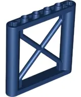 Dark Blue Support 1 x 6 x 5 Girder Rectangular