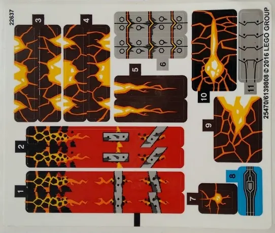 Sticker Sheet for Set 70321 - (25470/6139808)