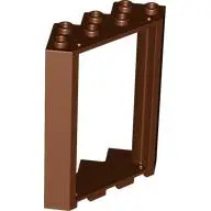 Reddish Brown Door, Frame 4 x 4 x 6 Corner